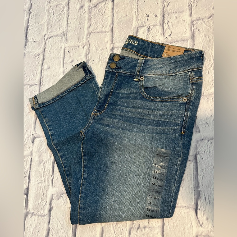 Brand New with Tag American Eagle Artist Crop Jeans